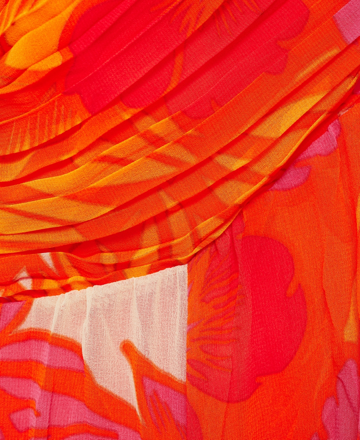 Mango Women's Draped Detail Printed Dress