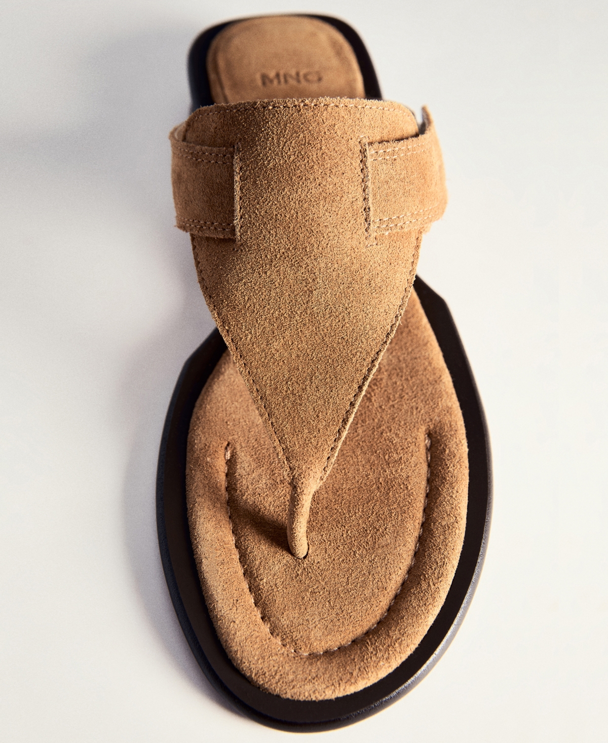 Mango Women's StructuredSandals - Leather