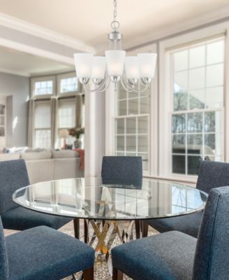 Malone 20" Metal 5 Light Chandelier