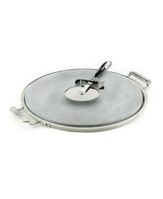 All-Clad - Pizza/Baking Stone with Pizza Cutter
