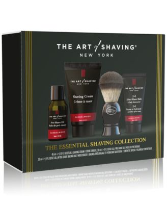 The 4-Pc. Essential Shaving Set - Sandalwood