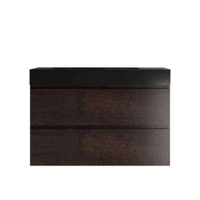  Matte Black Integrated Quartz Basin Modern Elegance for Your Bathroom