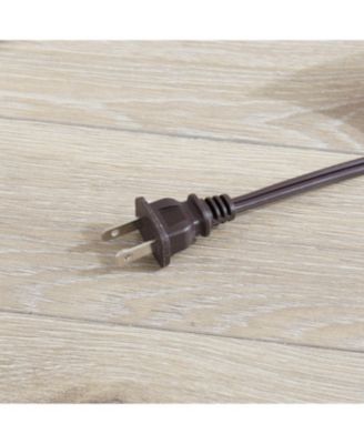 2-Door Curio Cabinet with Tempered Glass