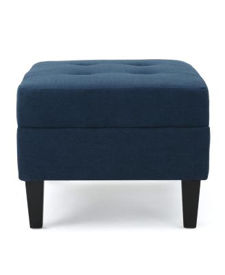 Cozy Ottoman With Birch Wood Legs For Comfort And Style