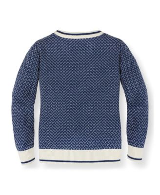 Baby Boys Long Sleeve Fine Gauge Crew Neck Pullover Sweater