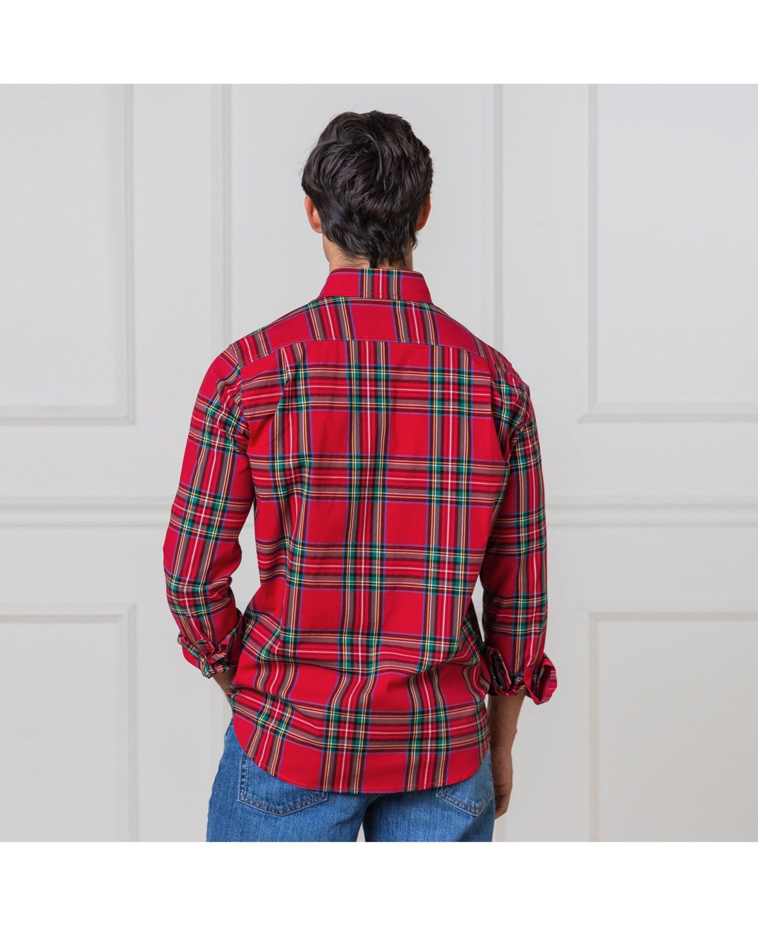 Men's Hope and Henry Organic Long Sleeve Stretch Poplin Button Down Shirt