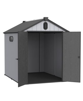 6x8FT Plastic Storage Shed Big Storage for Backyard and Garden
