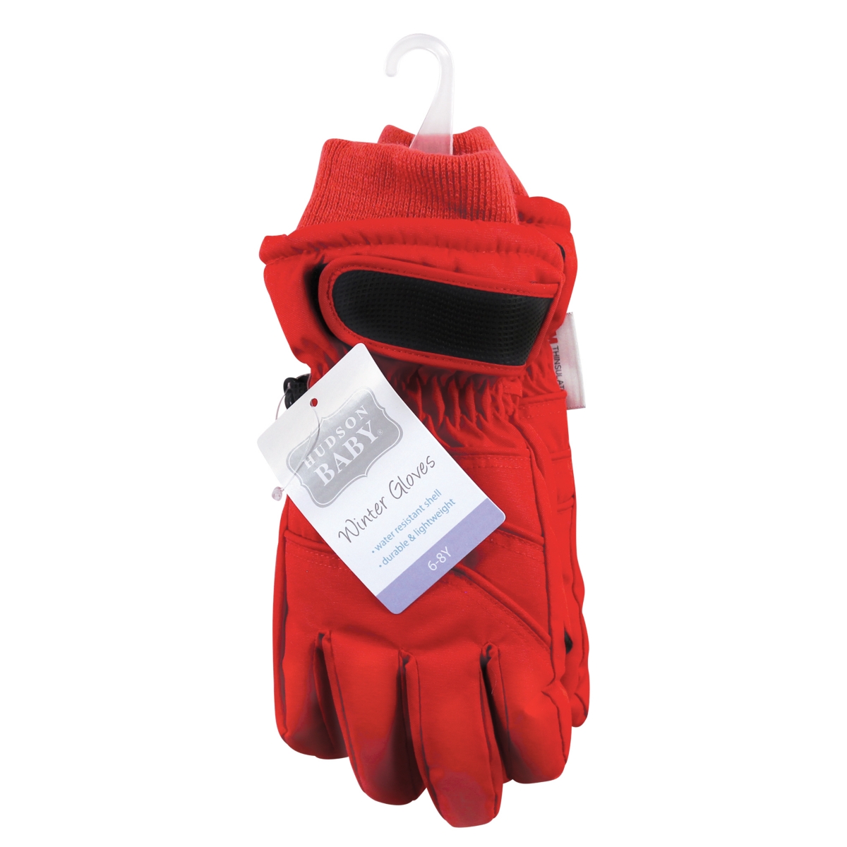 Hudson Baby Unisex Snow Gloves,- Red