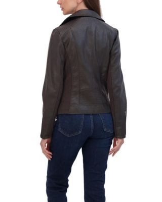Women's Faux Leather Biker Jacket