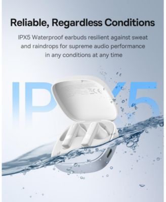 E20 Wireless Earbuds Bluetooth 5.3 Headphones in-Ear Earphones, White