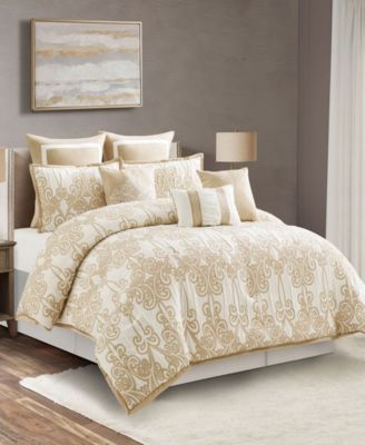 Dilona Scroll 9-Pc. Comforter Set, Queen