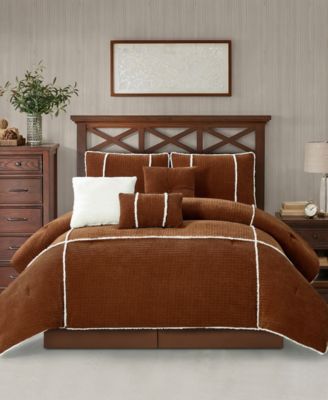 Arvada Solid Cabin Style 7-Pc. Comforter Set, Queen