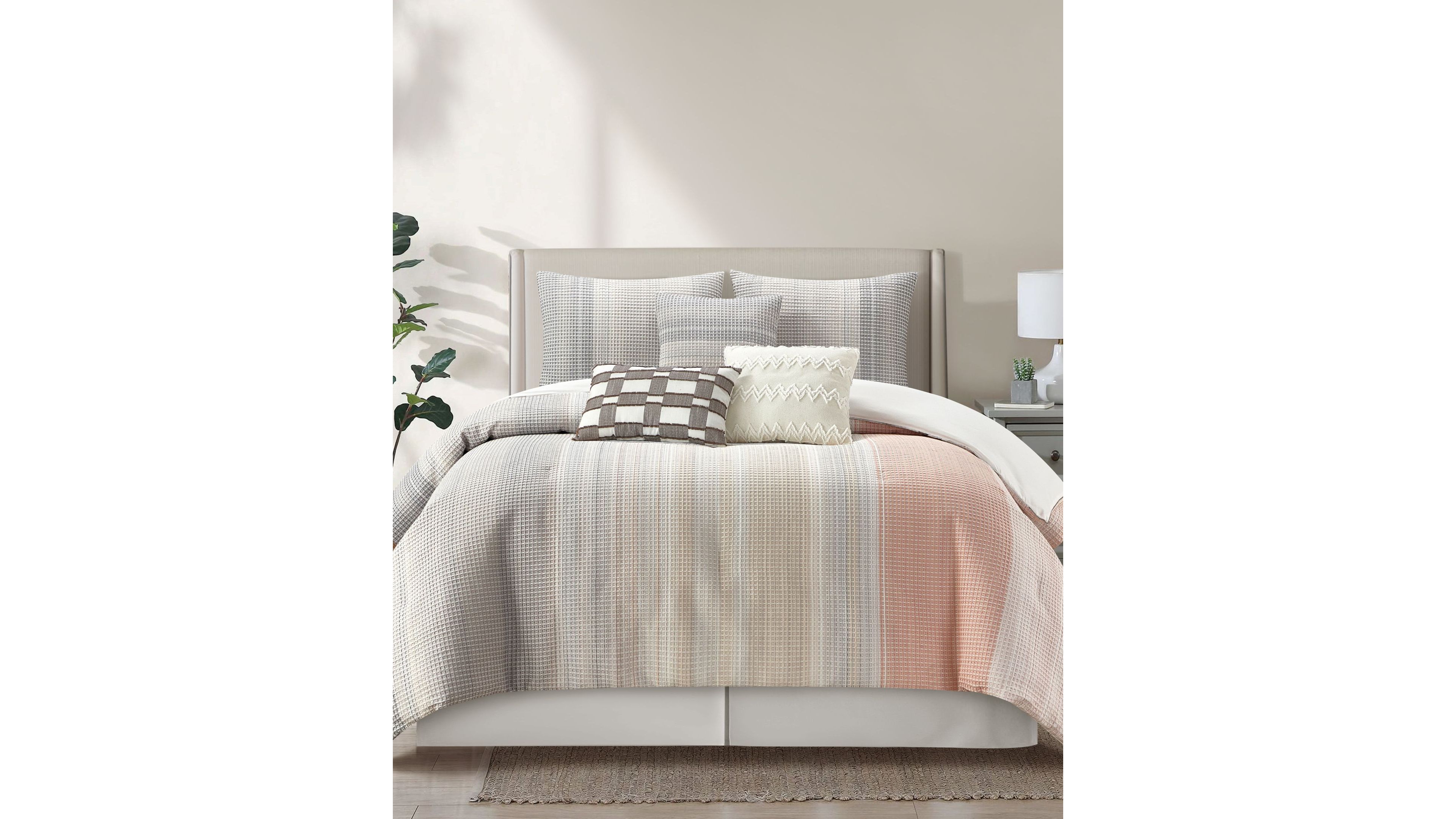 Stratford Park Cosette Stripe 7-Pc. Comforter Set, King