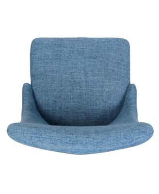 Set Of 2 Upholstered Seat Sabina Mid Century Dining Chairs