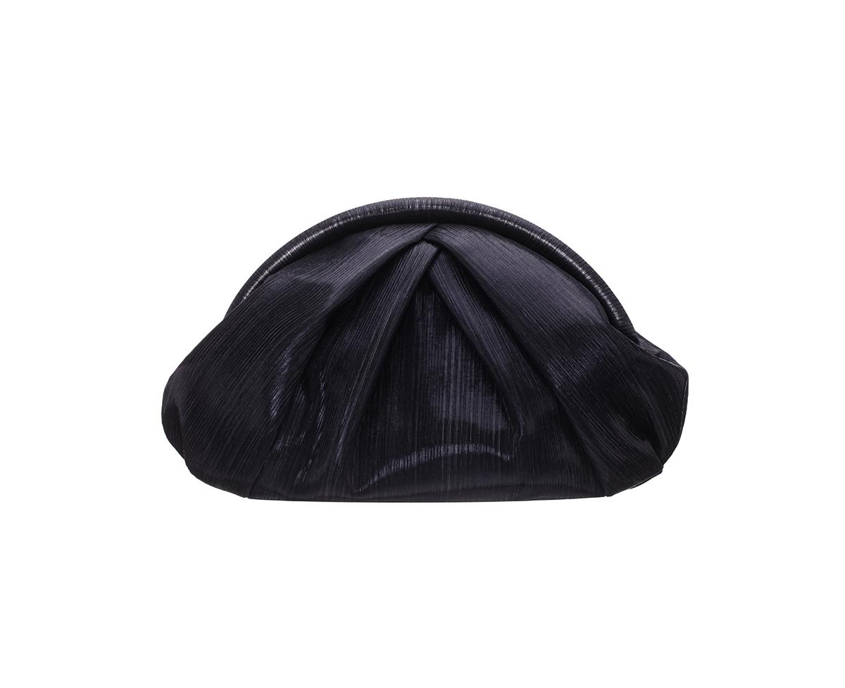 NINA METALLIC SHEEN SOFT PLEATED CLUTCH 