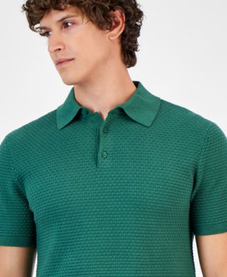 Men's Short Sleeve Knit Polo Shirt