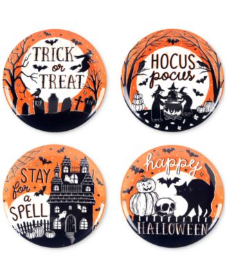 Certified International - Hocus Pocus Salad Plates, Set of 4