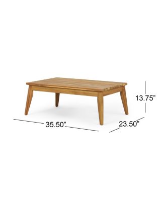 Streamdale Acacia Wood Chat Set With Rope Weave And Water-Resistant Cushions