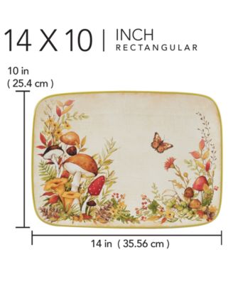 Woodland Critters Rectangular Platter