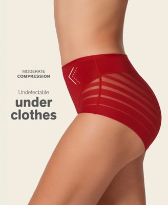Women's Lace Stripe Undetectable Classic Shaper Panty 012903