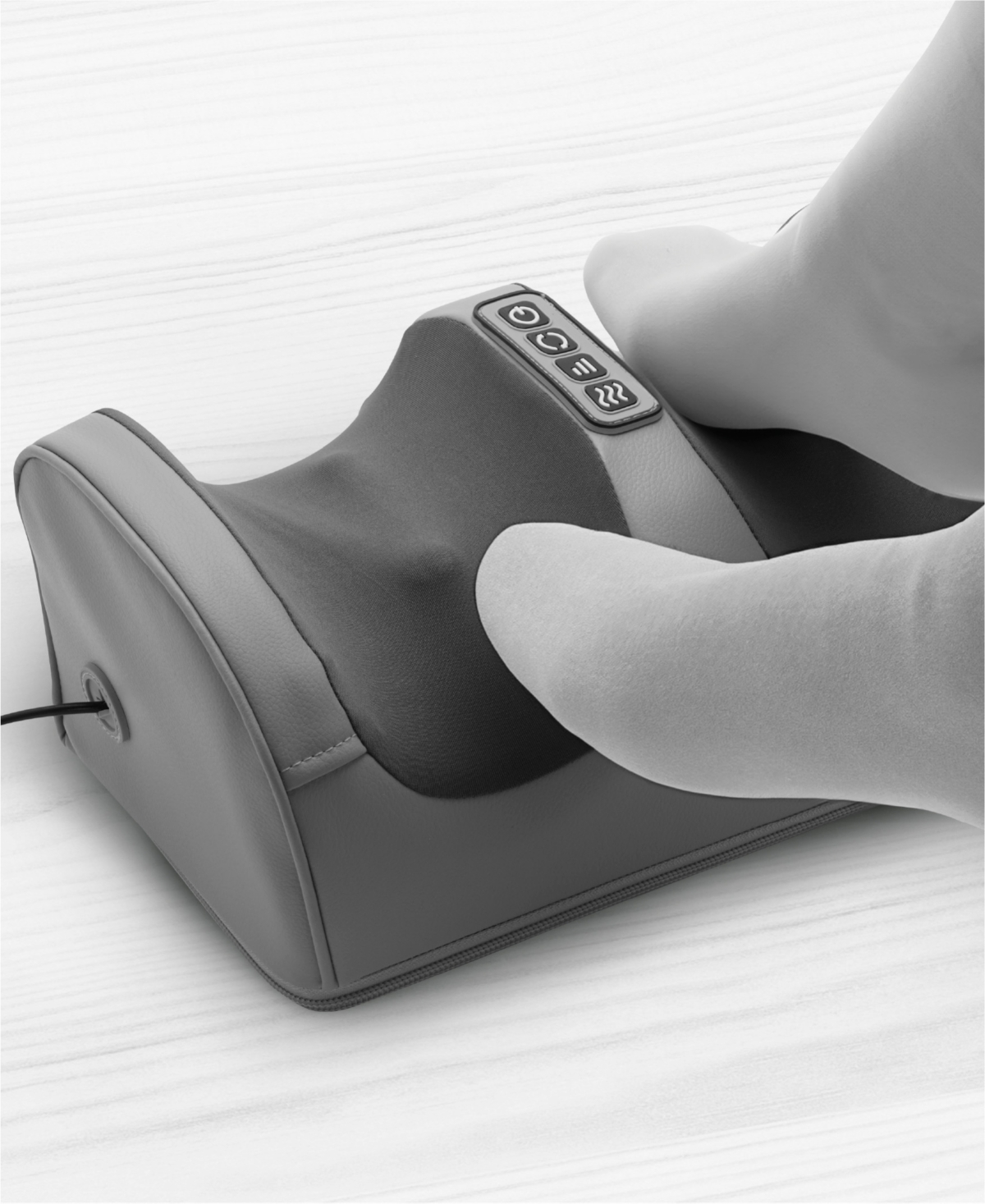 Sharper Image Kneading Foot Massager In Grey