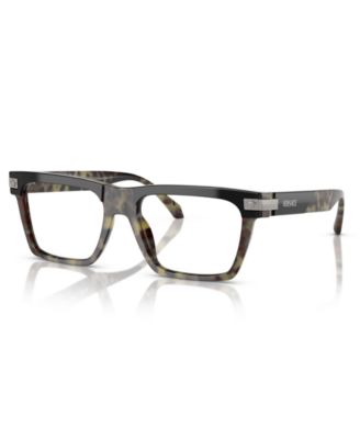 Man Rectangle Plastic VE3354 Eyeglasses