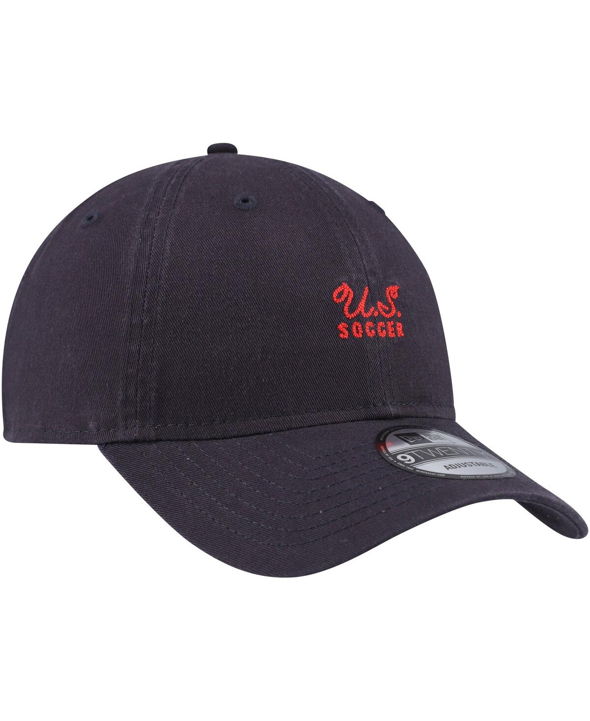 New Era Women's Navy Usmnt Throwback 9twenty Adjustable Hat In Navy