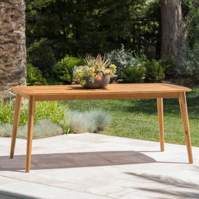 Streamdale  Furniture Acacia Wood Dining Table, 71" Wide