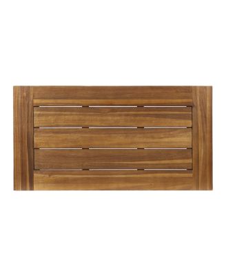 Streamdale Carlisle Modern Industrial Acacia Wood Coffee Table