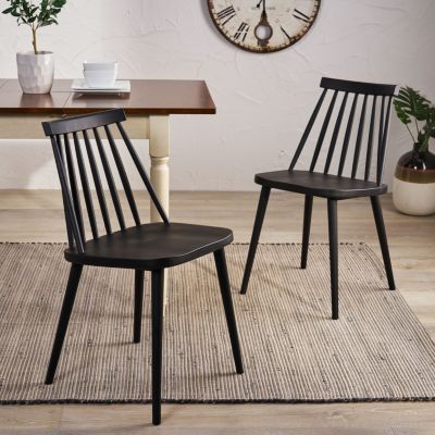 Farmhouse Spindle Back Dining Chair (Set Of 2)