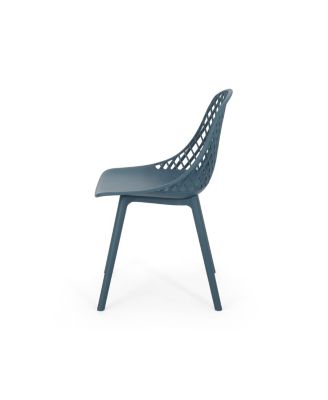 Streamdale Lily Modern Outdoor Dining Chair With Diamond Mesh