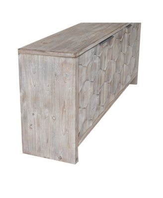 Streamdale 3 Door Wooden Accent Cabinet Sideboard Buffet