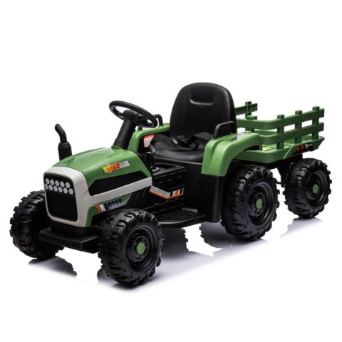 Детская игрушка Streamdale Furniture 24V Electric Ride-On Tractor with Trailer, Remote Control, Ages 3+