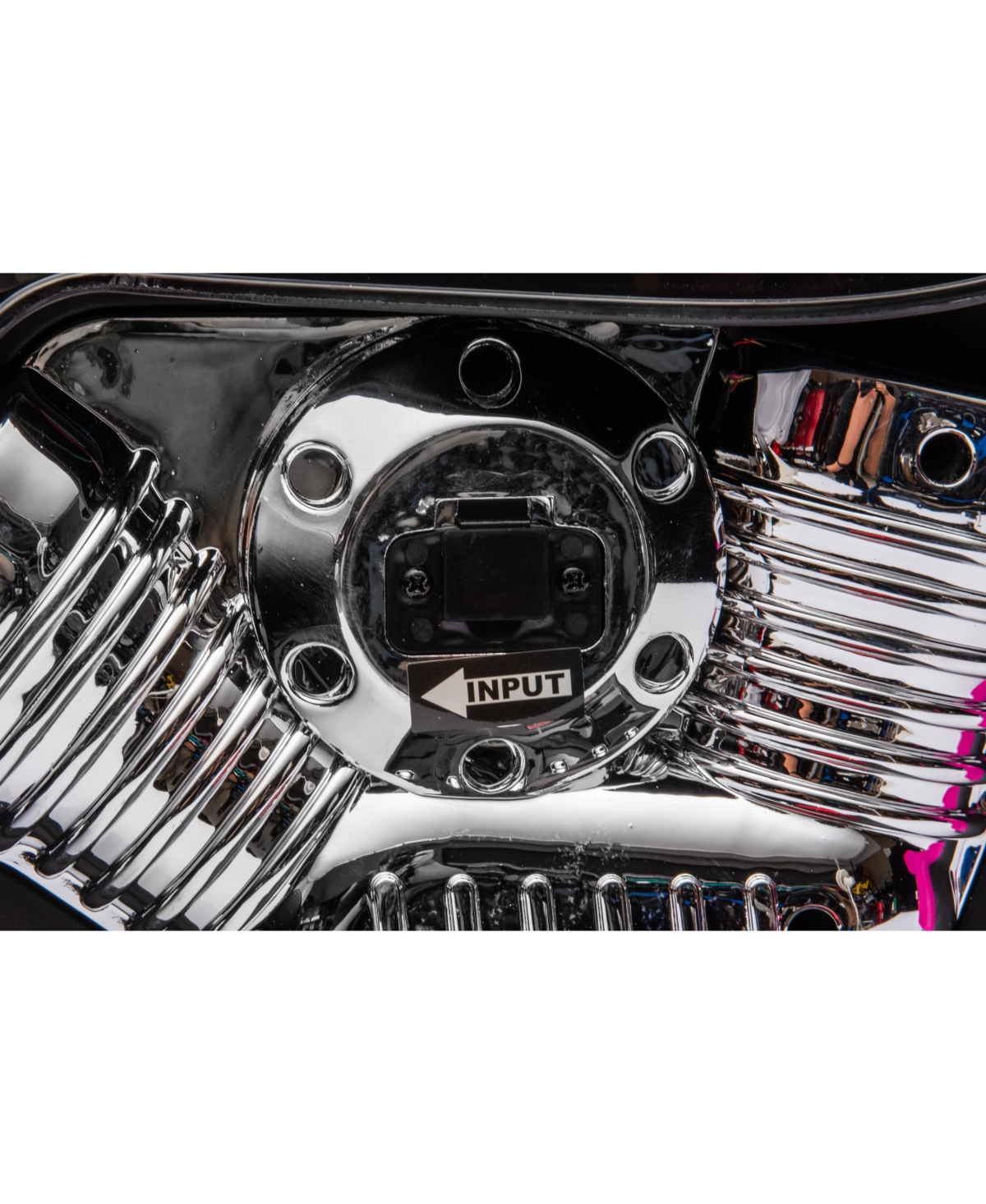Streamdale Furniture 3-Wheel Chopper Motorcycle Toy with Led Lights & Horn for Kids