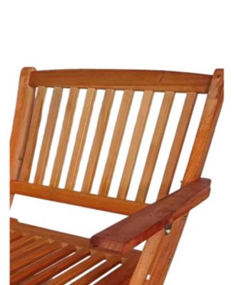 Streamdale Foldable Patio Dining Set with 4 Chairs