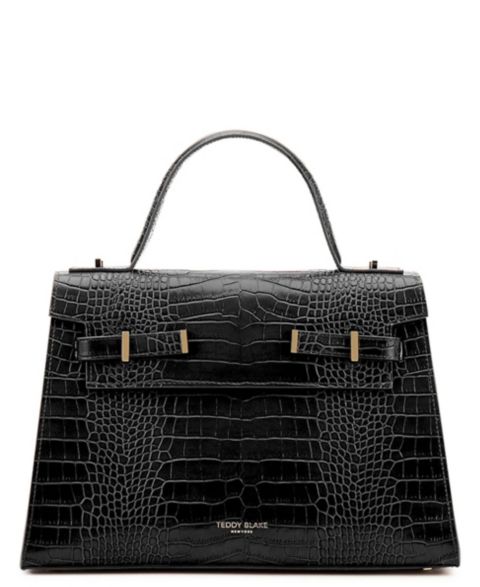 Женская сумка Teddy Blake Ava Croco 14", цвет: Чёрный