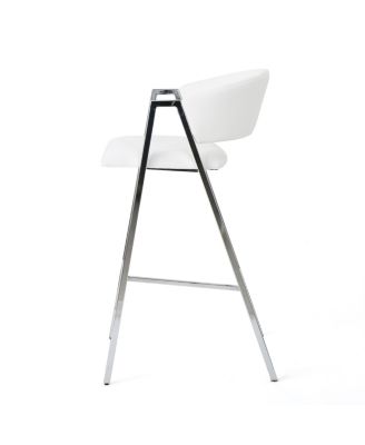 Streamdale Contemporary Counterstools With Nailhead Accents (Set Of 2)