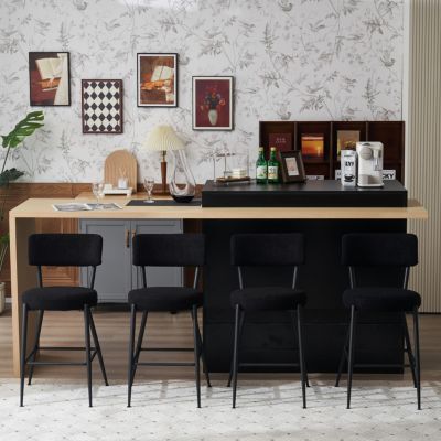 Teddy Fabric Bar Stools Comfort, Style, and Durability