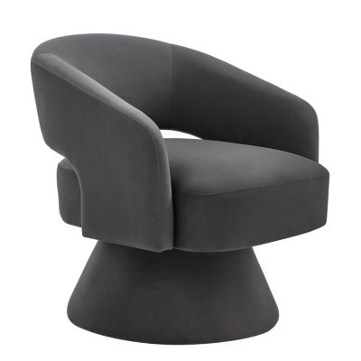 Modern Swivel Accent Chair Velvet Comfort, 360 Rotation