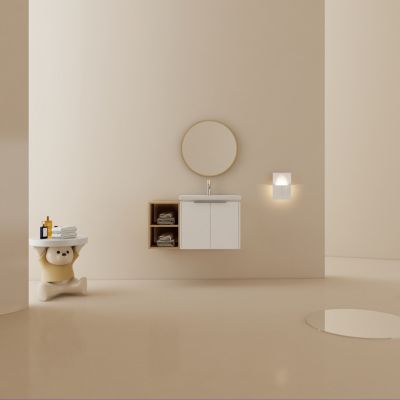 36" Wall-Mount Vanity with Soft-Close