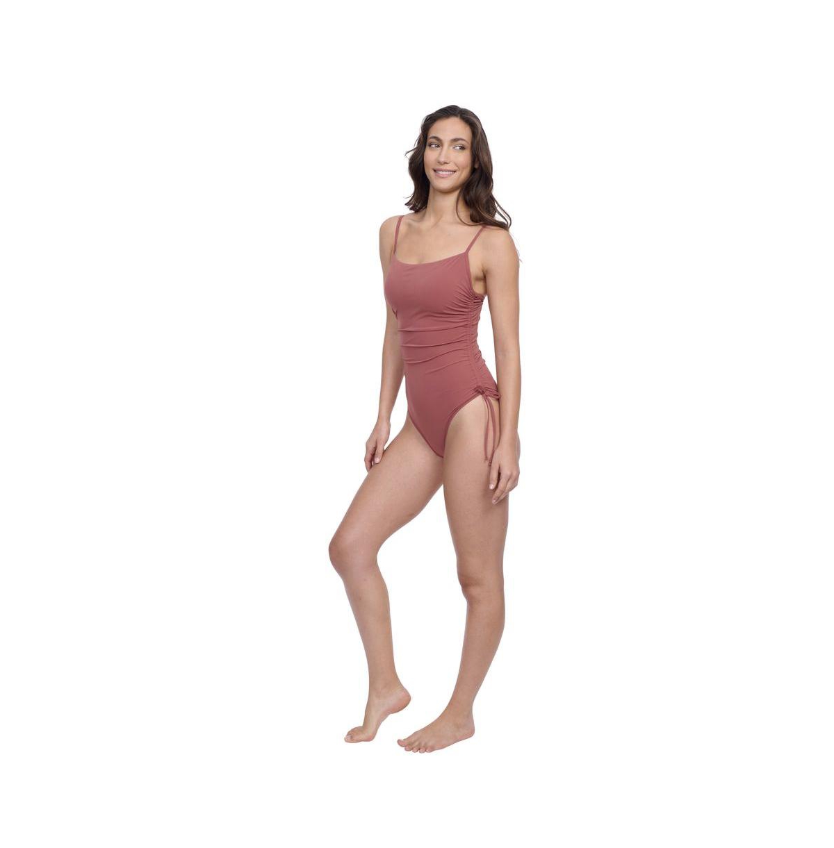 Profile by Gottex Women's Square Neck One Piece Swimsuit