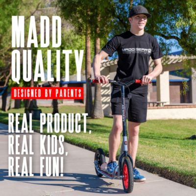 Large Kick Scooter for Adults & Teens – 12" Air Tires, Wide Deck, Handbrake & Kickstand – Urban Glide - Teal