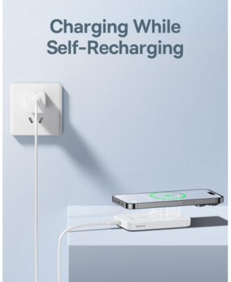 Wireless Portable Charger Magnetic Power Bank 5000mAh MagSafe Charger, Purple