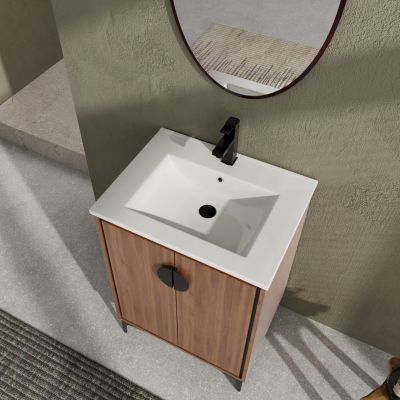 Streamdale 24" Modern Bathroom Vanity with Sink & Storage Cabinet