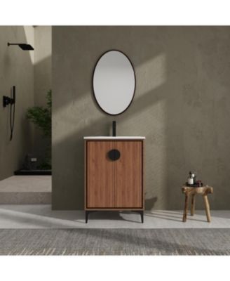 Streamdale 24" Modern Bathroom Vanity with Sink & Storage Cabinet