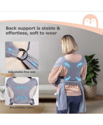 Easy to Wear Hands Free - Baby Wrap Carrier