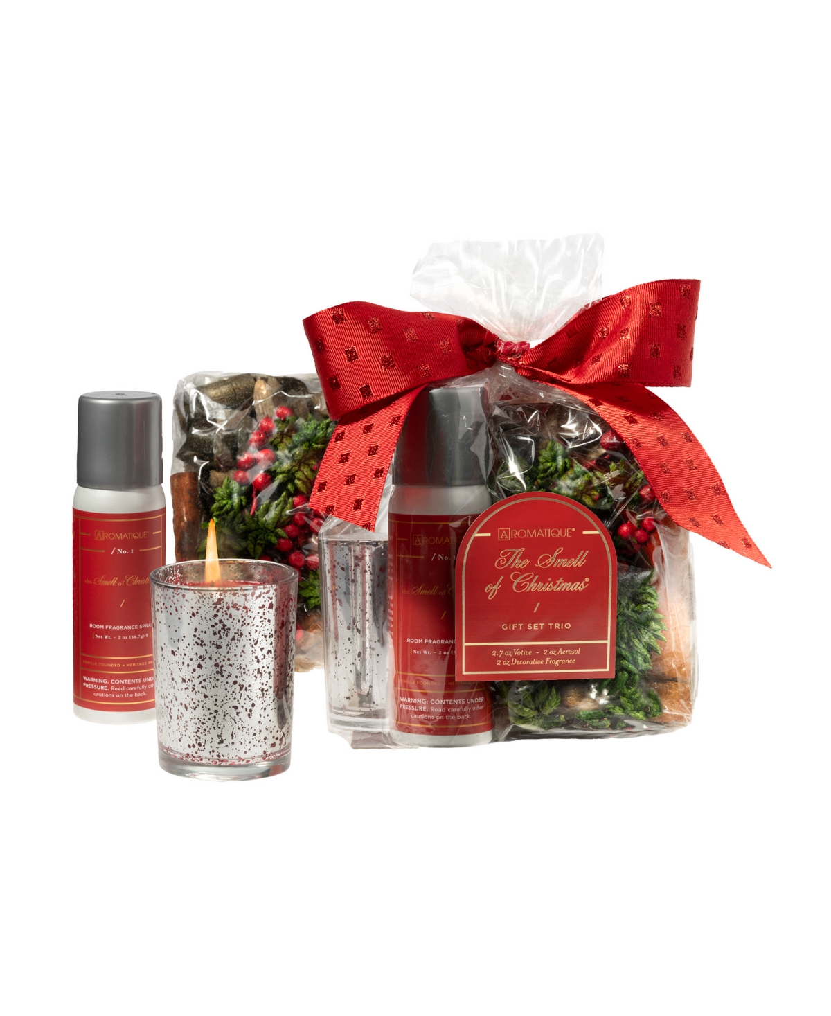 Aromatique The Smell of Christmas Holiday Gift Trio,8oz
