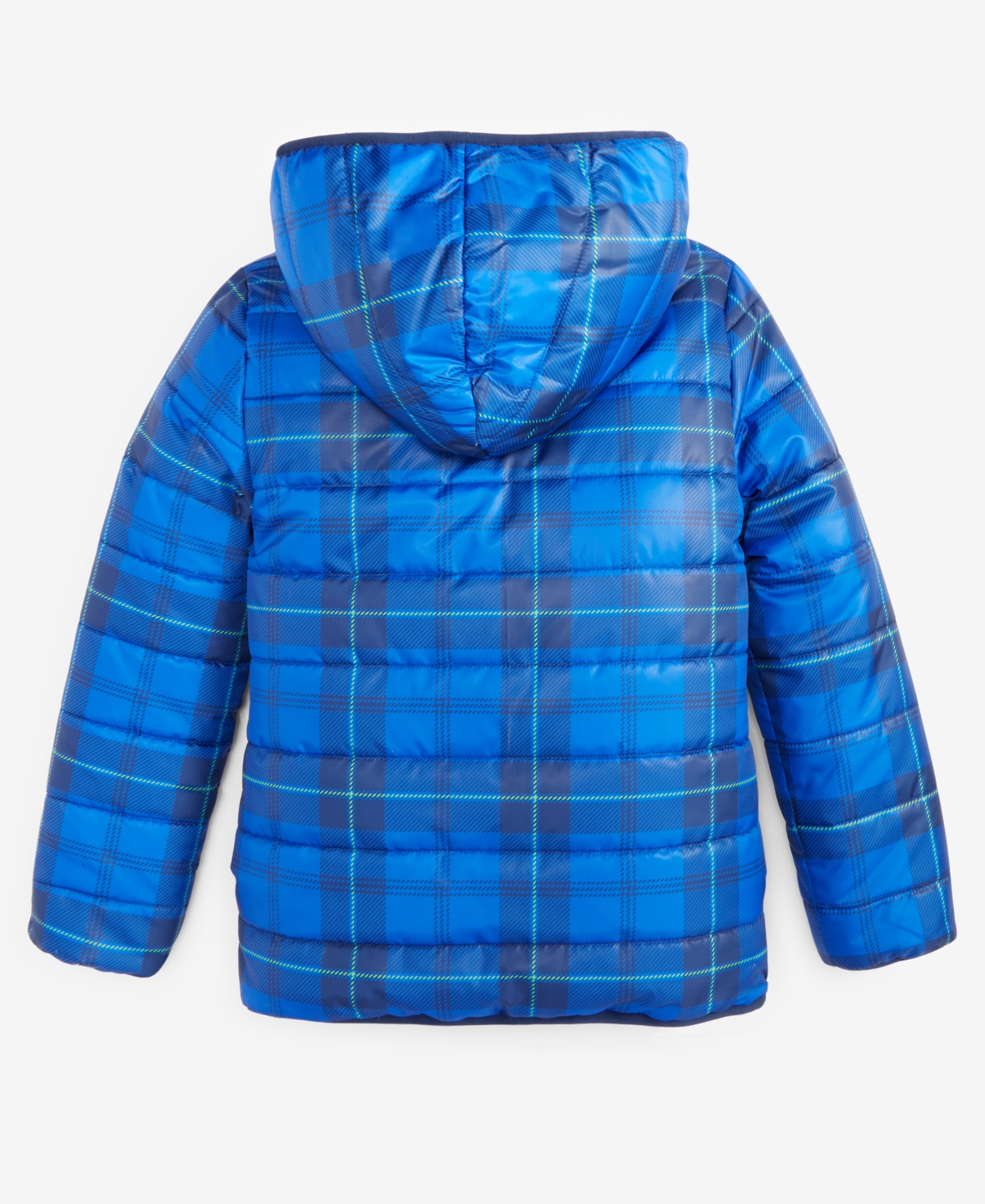 EPIC THREADS LITTLE & BIG BOYS CAMP PLAID REVERSIBLE HOODED PUFFER JACKET, CREATED FOR MACY'S 