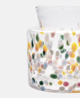 8" Meadow Wide Crystal glass Vase