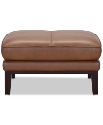 Kettner 32" Leather Ottoman
